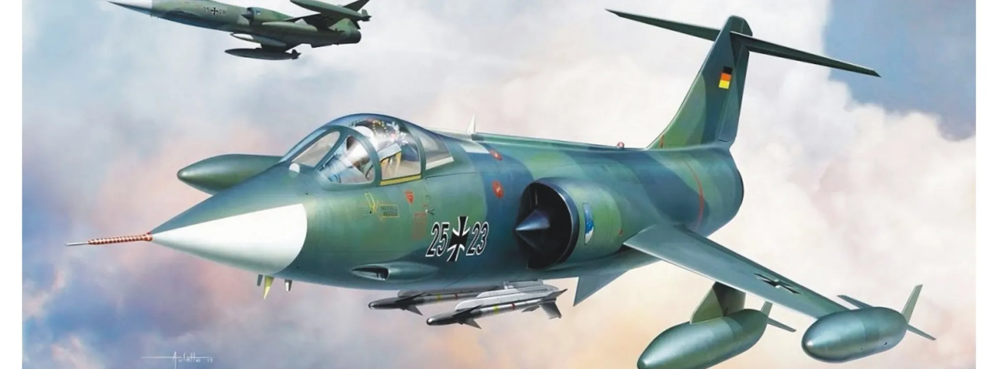 KINETIC 48083 Lockheed F-104G Starfighter Luftwaffe | Flugzeug Bausatz 1:48