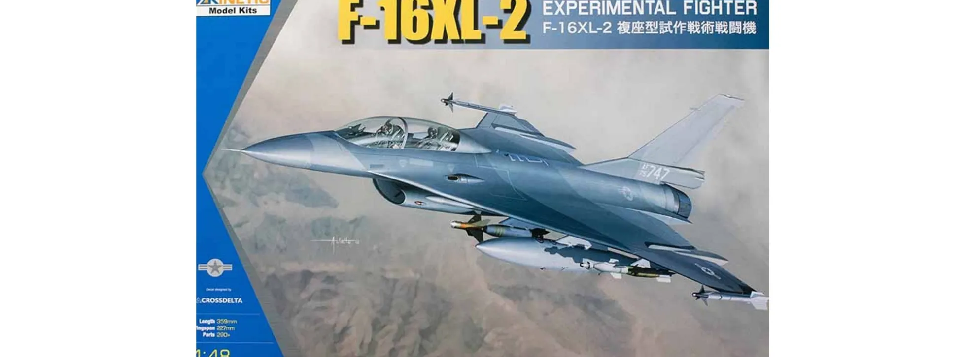 KINETIC 48086 Lockheed F-16XL2 | Flugzeug Bausatz 1:48