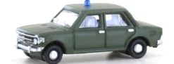 LEMKE LC61518 Fiat 128 Militär olivgrün | Blaulichtmodell 1:160