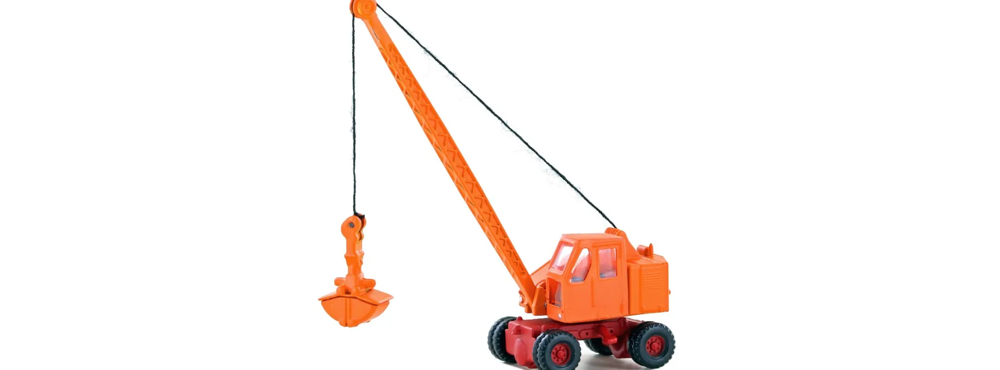 LEMKE LC4703 Fuchs F 301 Bagger Gittermast mit Schaufel | Baumaschinenmodell 1:160