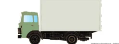 LEMKE LC4802 Magirus MK 130M8 Koffer - neutral | LKW-Modell 1:160