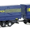 LEMKE LC4635 MAN F90 3-achs Wechselpritschen-Hängerzug GEFCO | LKW-Modell 1:160