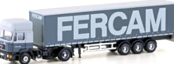 LEMKE LC4070 MAN F90 Gardinenplanen-Sattelzug FERCAM | LKW-Modell 1:160