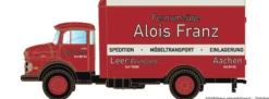 LEMKE LC3484 Mercedes-Benz L322 Möbelkoffer Alois Franz | LKW-Modell 1:160