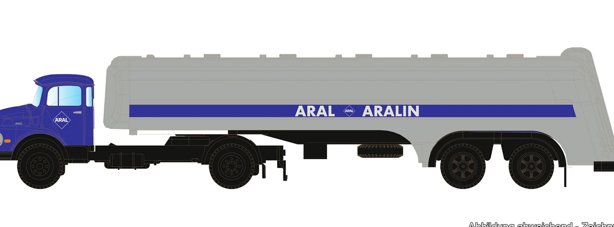 LEMKE LC3478 Mercedes-Benz L322 Tank-SZ ARAL | LKW-Modell 1:160