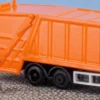 LEMKE LC97001 MiNiScene Müllabfuhr mit Figuren - kommunal | LKW-Modell 1:160