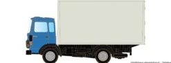 LEMKE LC4861 Renault JK75 Koffer - neutral | LKW-Modell 1:160
