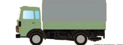 LEMKE LC4860 Renault JK75 Pritsche/Plane - neutral | LKW-Modell 1:160