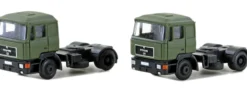 LEMKE LC4065 2-tlg. Set MAN F90 2-achs. Zugmaschine - oliv | LKW-Modell 1:160