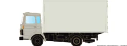 LEMKE LC4881 Volvo F4/6 Koffer - neutral | LKW-Modell 1:160