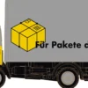 LEMKE LC4885 Volvo F4/6 Koffer - PTT Post CH | LKW-Modell 1:160