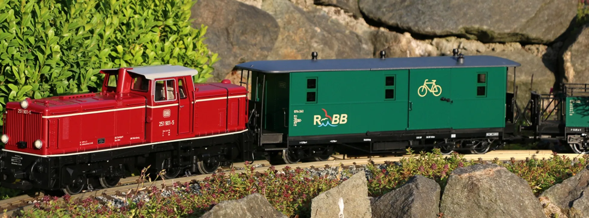 LGB 28516 Schmalspur-Diesellok BR 251 901-5 RüBB | DCC/mfx Sound | Spur G