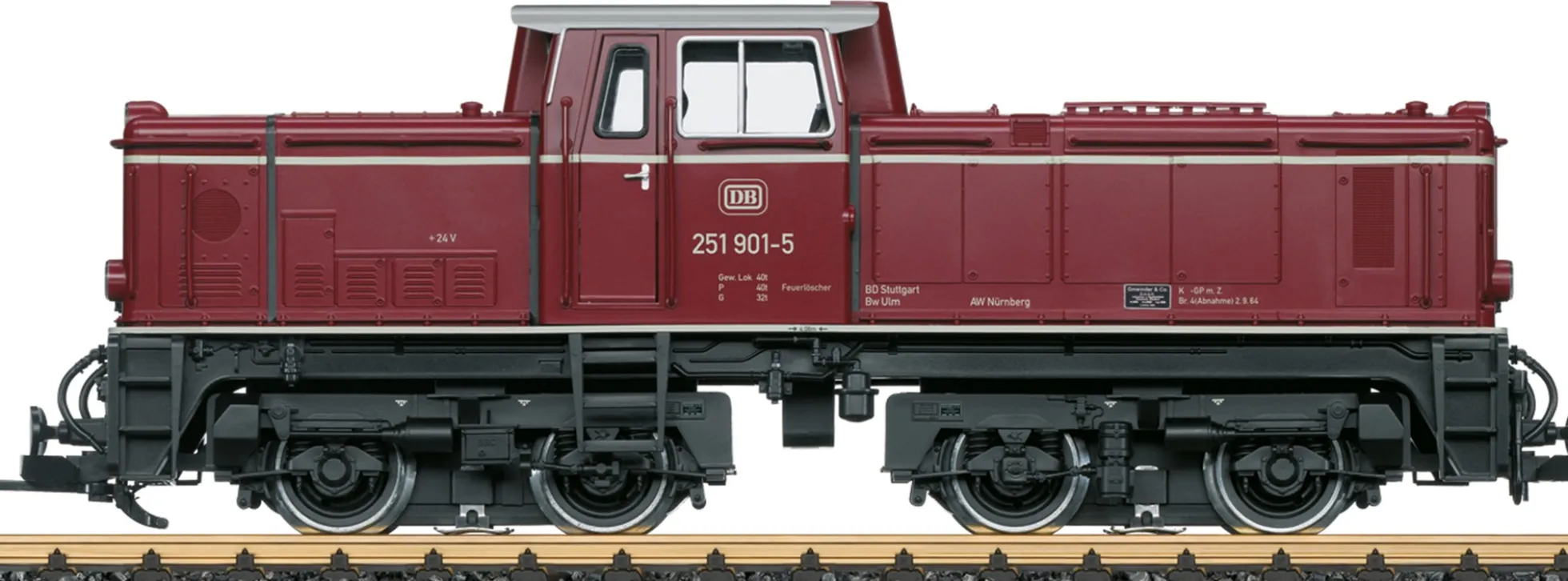 LGB 28516 Schmalspur-Diesellok BR 251 901-5 RüBB | DCC/mfx Sound | Spur G