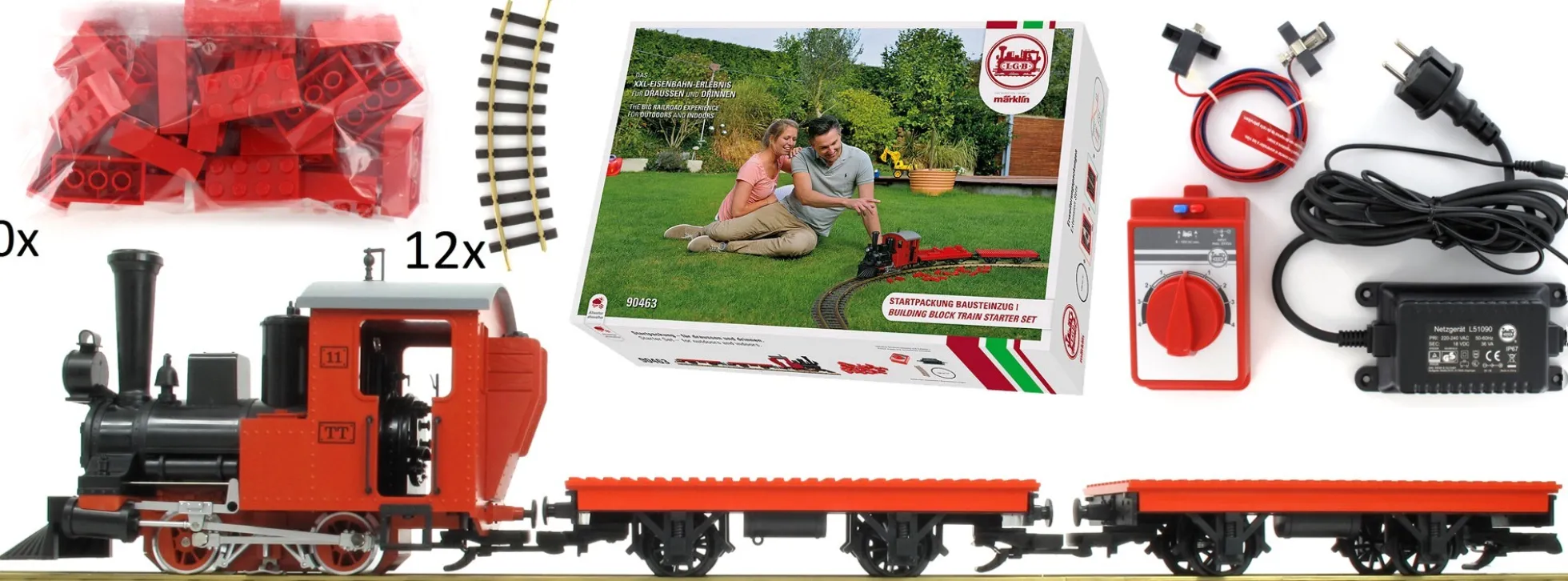LGB 90463 Startset Bausteinzug | Spur G