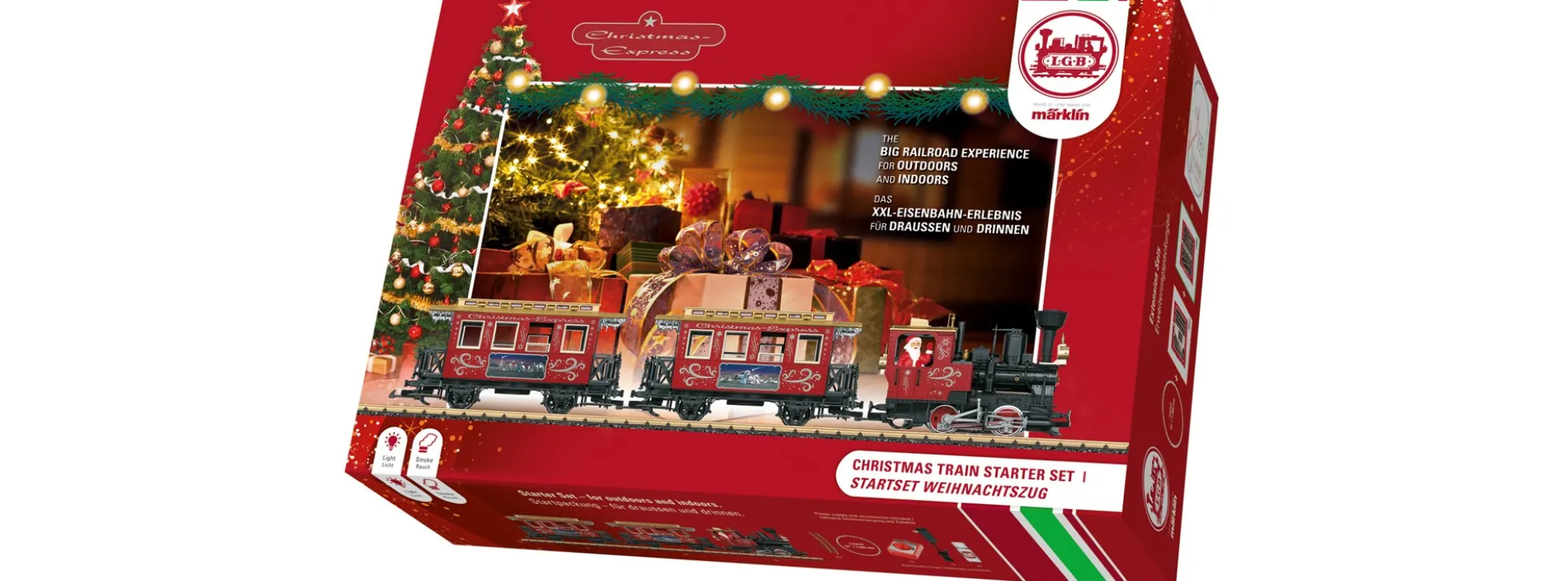 LGB 70308 Startset Weihnachtszug | analog + Rauch | Spur G