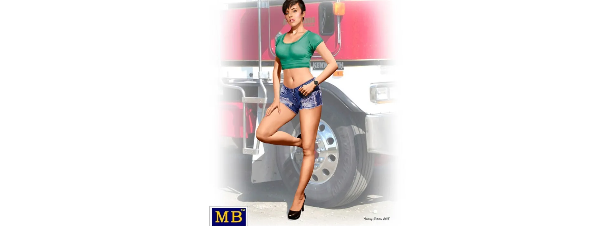 MasterBox 24061 Truck Figur Mindy | LKW Zubehör Bausatz 1:24