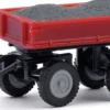 Mehlhose 210019508 Anhänger mit Kohleladung rot | Landwirtschaftsmodell 1:87