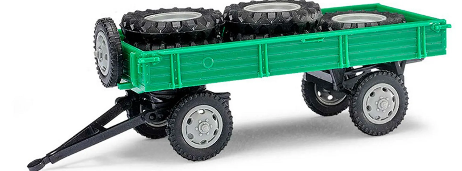 Mehlhose 210010202 Anhänger T4 mit Ladung grün Landwirtschaftsmodell 1:87