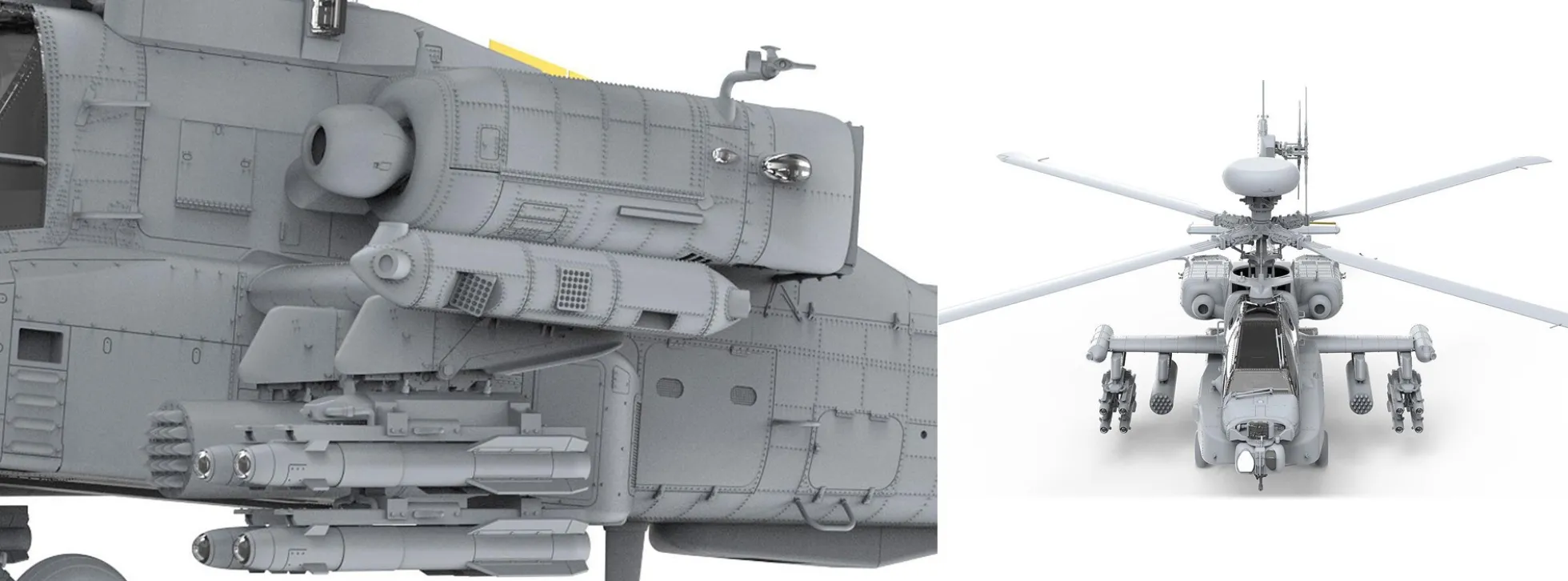 MENG 913808 Boeing AH-64D Apache | Hubschrauber Bausatz 1:35