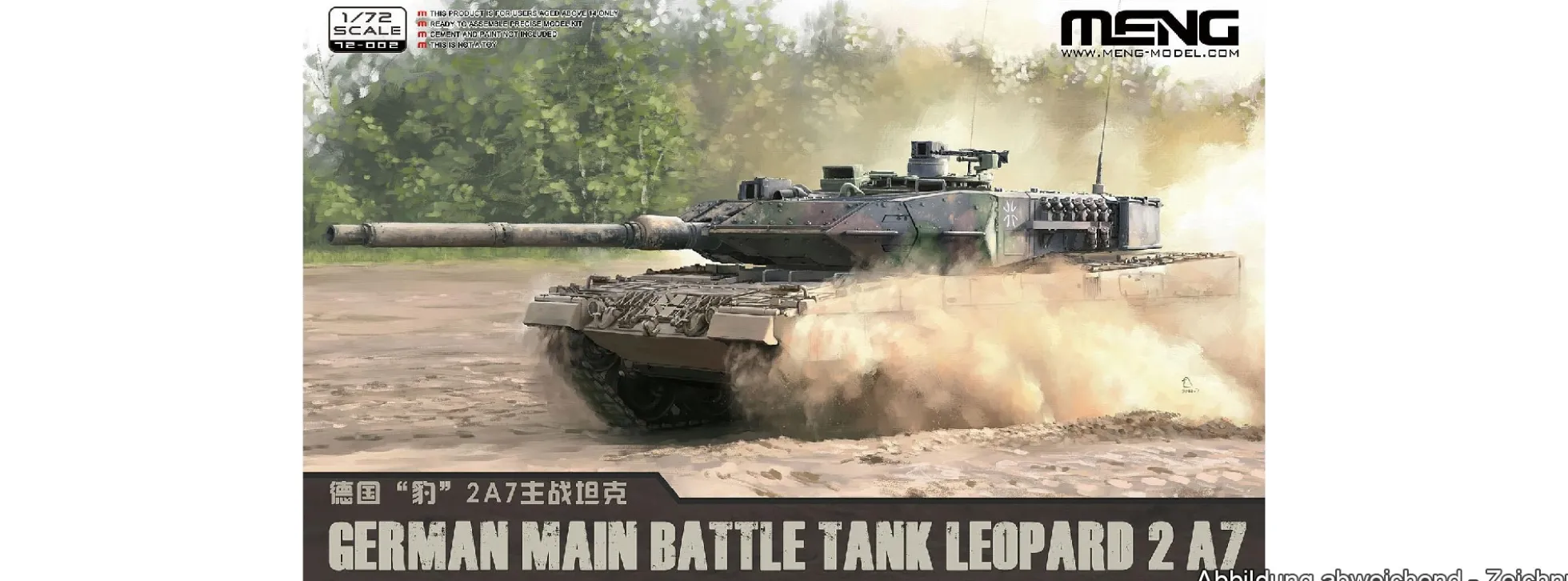 MENG 72-002 Leopard 2A7 | Panzer Bausatz 1:72