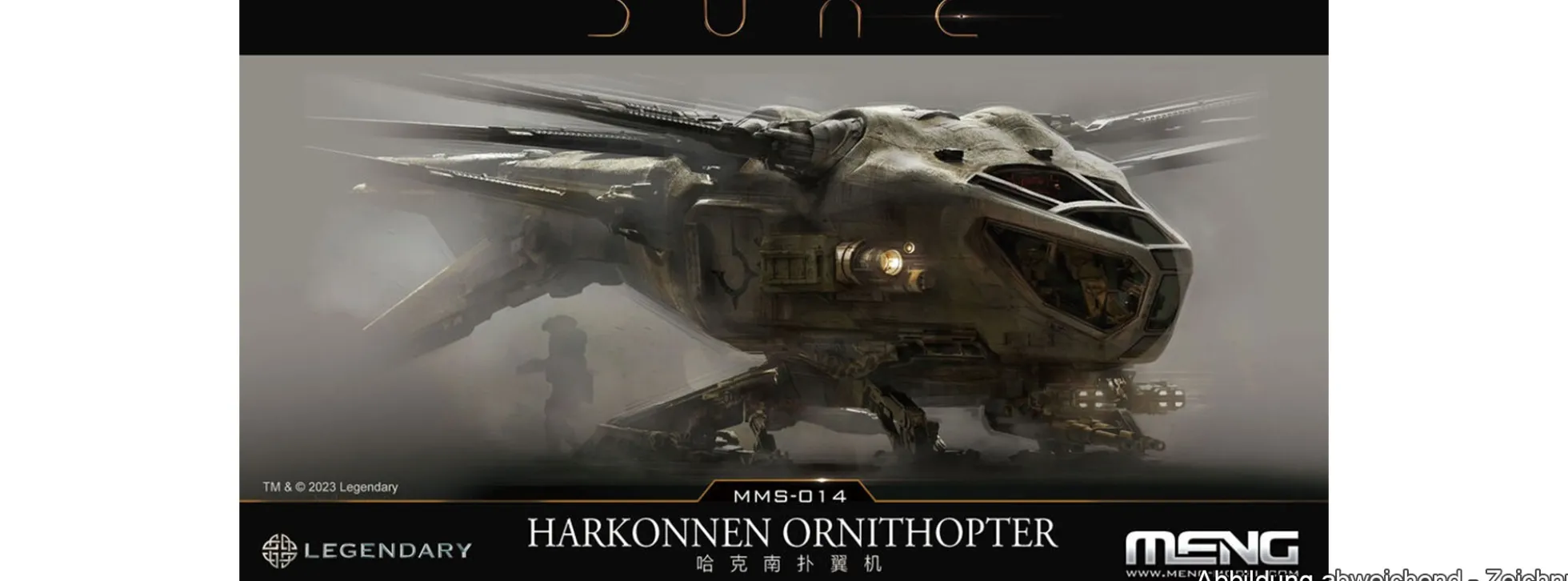 MENG MMS-014 Dune Harkonnen Omithopter | Militär Bausatz