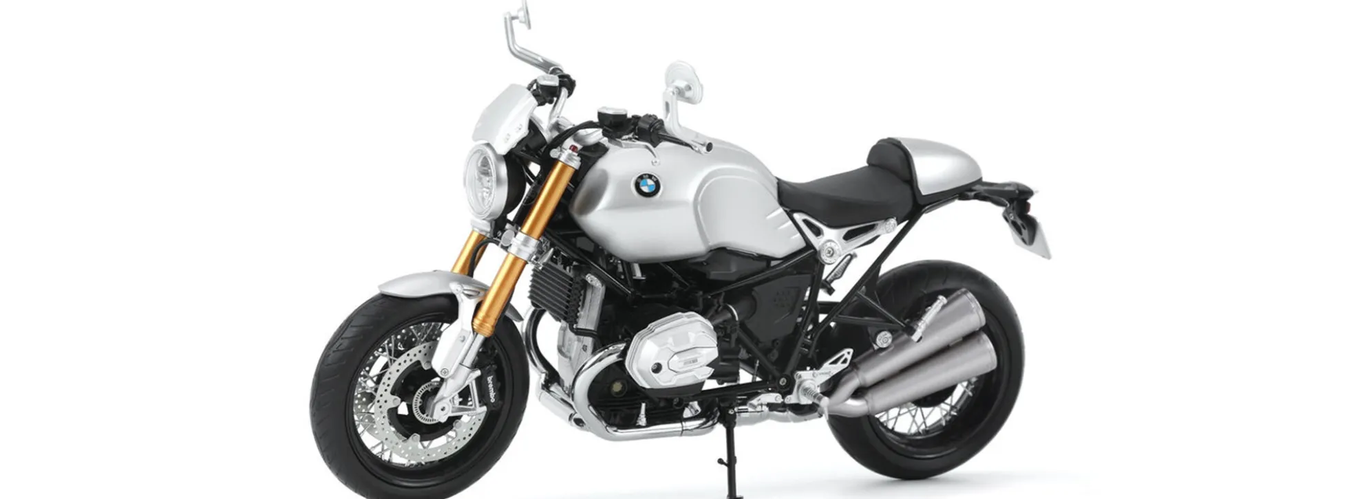 MENG-Model MT-003v BMW R nineT Option 719 Aluminium | Vorlackiert | Motorrad Bausatz 1:9