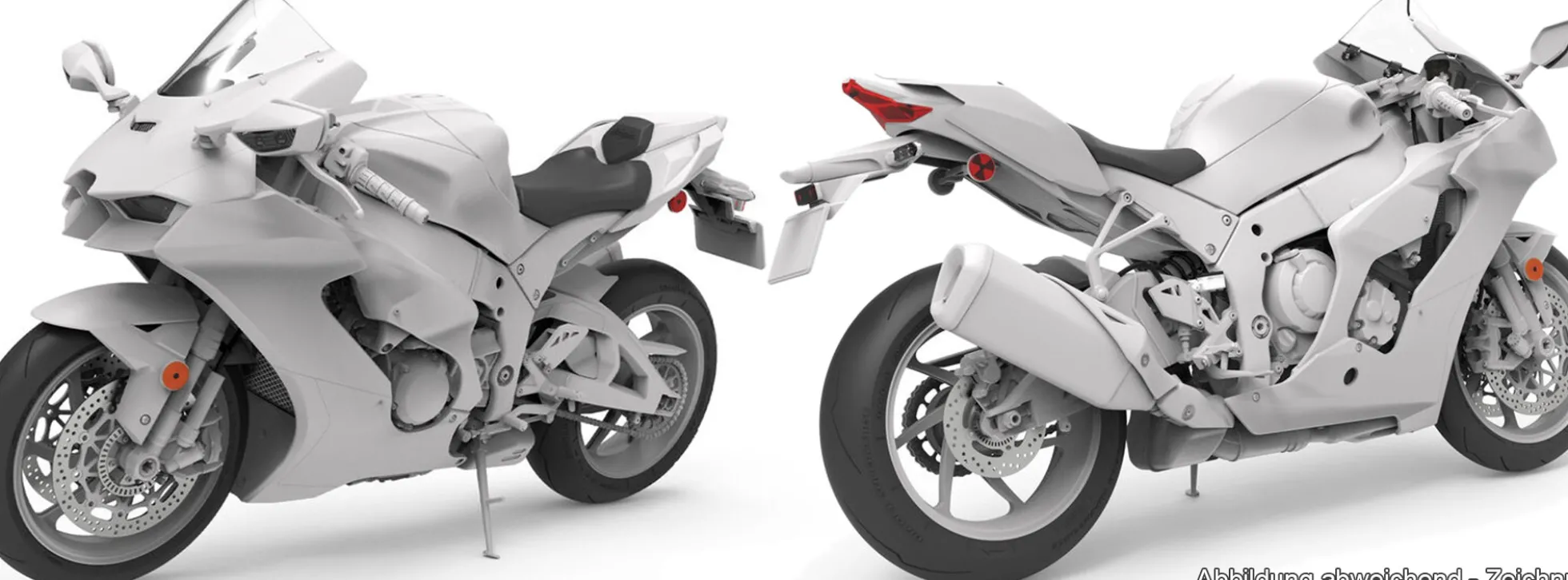 MENG MT-008 Kawasaki Ninja ZX-10RR | Motorrad Bausatz 1:9
