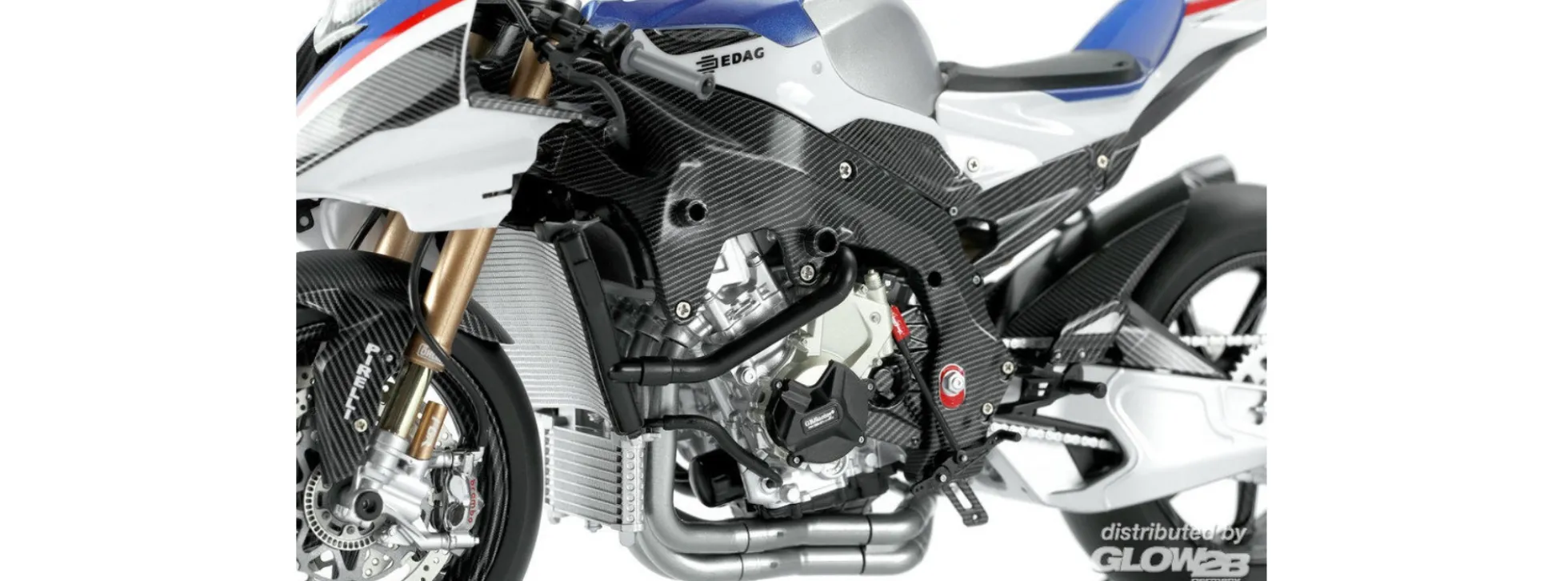 MENG MT-004S BMW HP4 Race | Vorlackiert | Motorrad Bausatz 1:9
