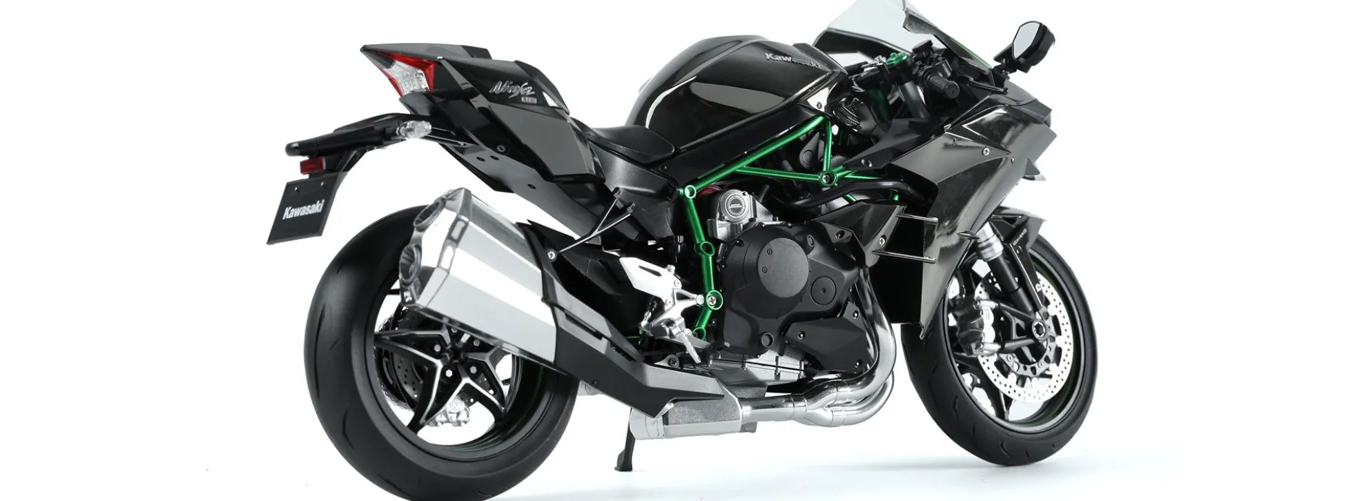 MENG MT-002S Kawasaki Ninja H2 | Vorlackiert | Motorrad Bausatz 1:9