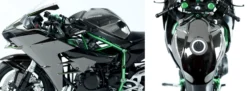 MENG MT-002S Kawasaki Ninja H2 | Vorlackiert | Motorrad Bausatz 1:9