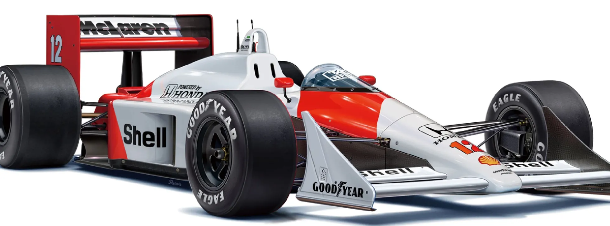 MENG RS-004 McLaren MP4/4 1988 | Auto Bausatz 1:12