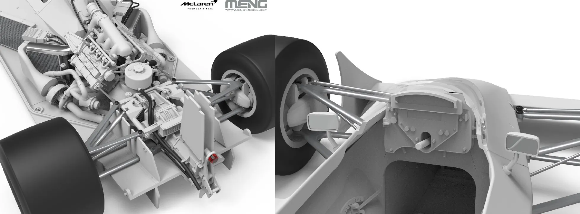 MENG RS-004 McLaren MP4/4 1988 | Auto Bausatz 1:12