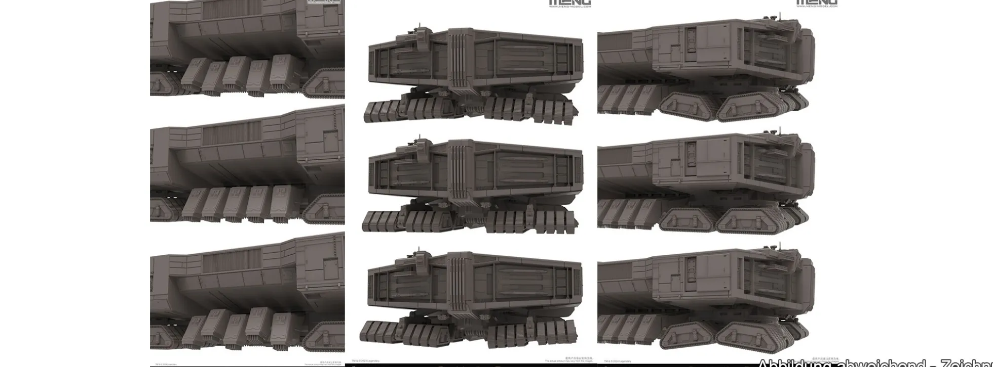 MENG SS-020 Dune Spice Harvester | Militär Bausatz 1:500