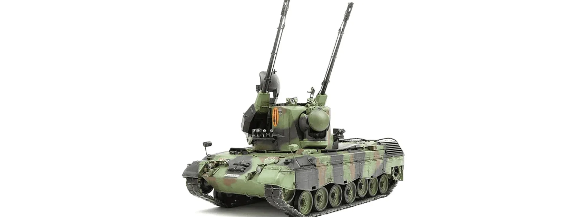 MENG TS-030 Flakpanzer Gepard A1/A2 | Panzer Bausatz 1:35
