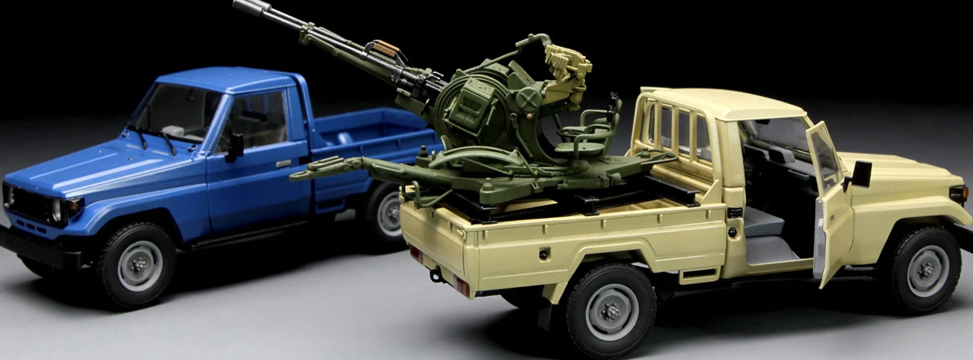 MENG VS-004 Pickup mit ZU-23-2 | Militär Bausatz 1:35