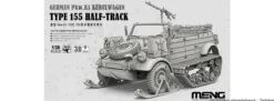 MENG VS-018 PKW. K1 Kübelwagen Type 155 Halbkette | Militär Bausatz 1:35