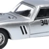 MicroCity 87MC000060 Ferrari 250 GTO 34 silber | Modellauto 1:87