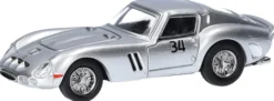 MicroCity 87MC000060 Ferrari 250 GTO 34 silber | Modellauto 1:87