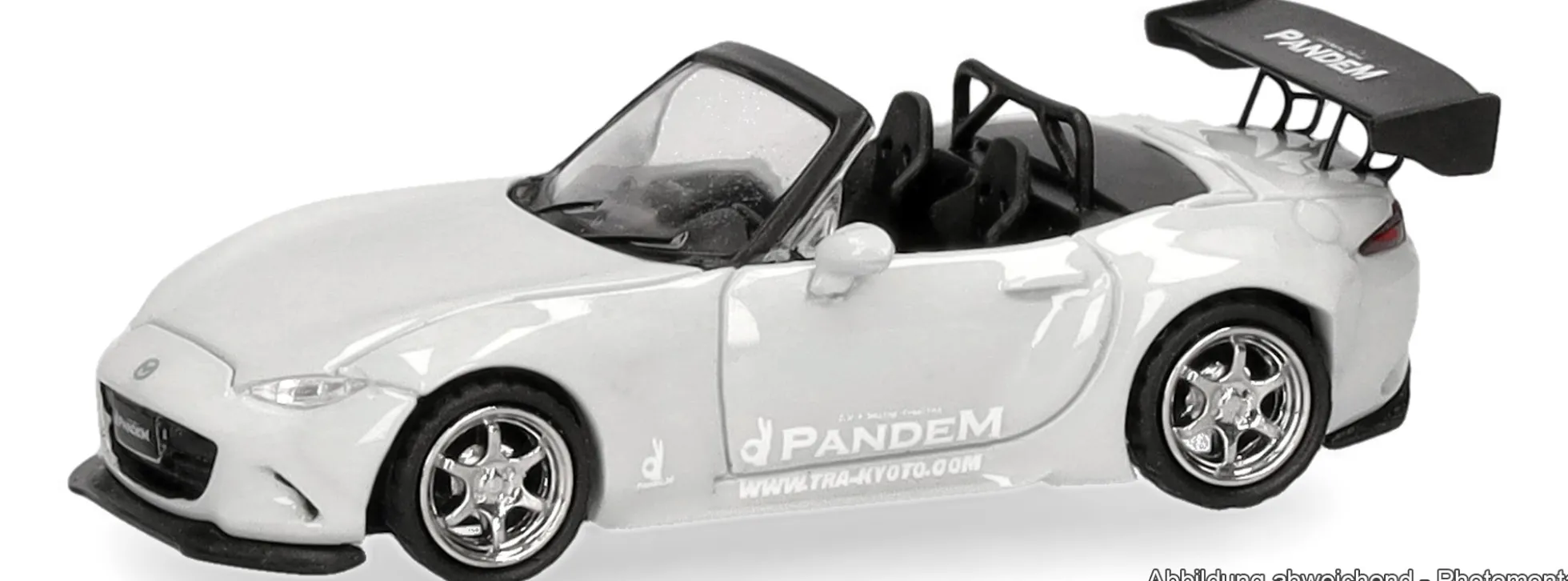 MicroCity 87MC000130 Mazda MX-5 Rocket Bunny - grau | Modellauto 1:87