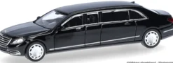 MicroCity 87MC000139 MB S600 Pullmann W221 - schwarz | Modellauto 1:87