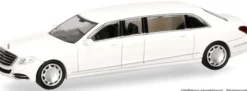 MicroCity 87MC000138 MB S600 Pullmann W221 - weiß | Modellauto 1:87