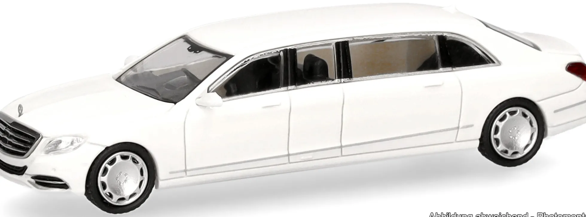 MicroCity 87MC000138 MB S600 Pullmann W221 - weiß | Modellauto 1:87