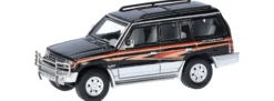 MicroCity 87MC000051 Mitsubishi Pajero schwarz | Modellauto 1:87