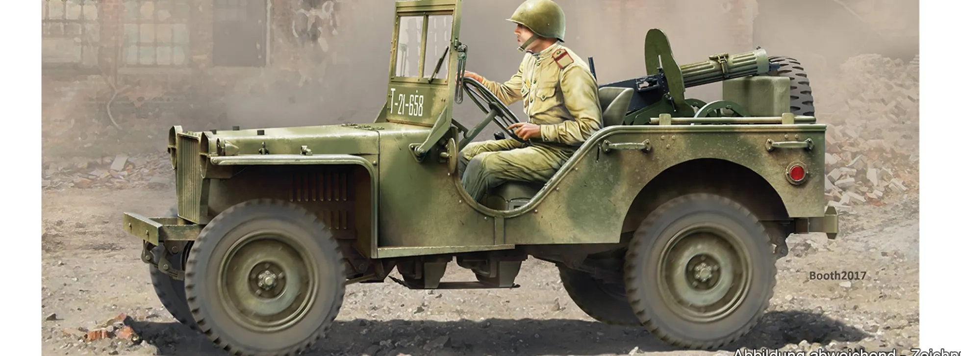 MiniArt 550035212 Bantam 40 BRC Leichtes Fahrzeug | Militär Bausatz 1:35