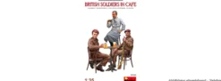 MiniArt 35392 Britische Soldaten im Cafe | Figuren Bausatz 1:35