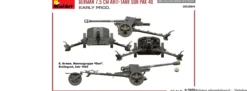 MiniArt 35394 7,5cm PaK 40 1942 Frühe Produktion | Militär Bausatz 1:35