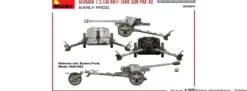 MiniArt 35394 7,5cm PaK 40 1942 Frühe Produktion | Militär Bausatz 1:35