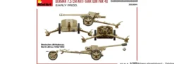 MiniArt 35394 7,5cm PaK 40 1942 Frühe Produktion | Militär Bausatz 1:35