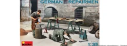 MiniArt 550035353 Deutsche Mechaniker mit Zubehör | Figuren Bausatz 1:35