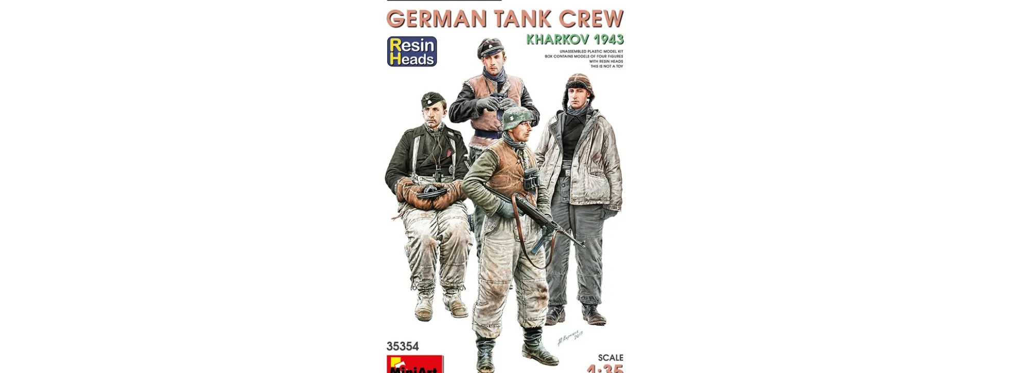MiniArt 35354 Deutsche Panzerbesatzung Kharkov 1943 | Figuren Bausatz 1:35
